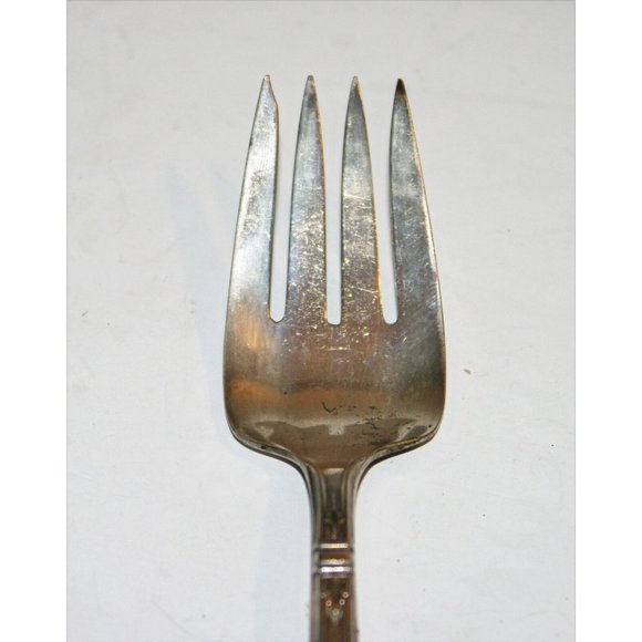 Vintage 1847 Rogers Bros. Ambassador Pattern Meat Fork - Picture 2 of 5